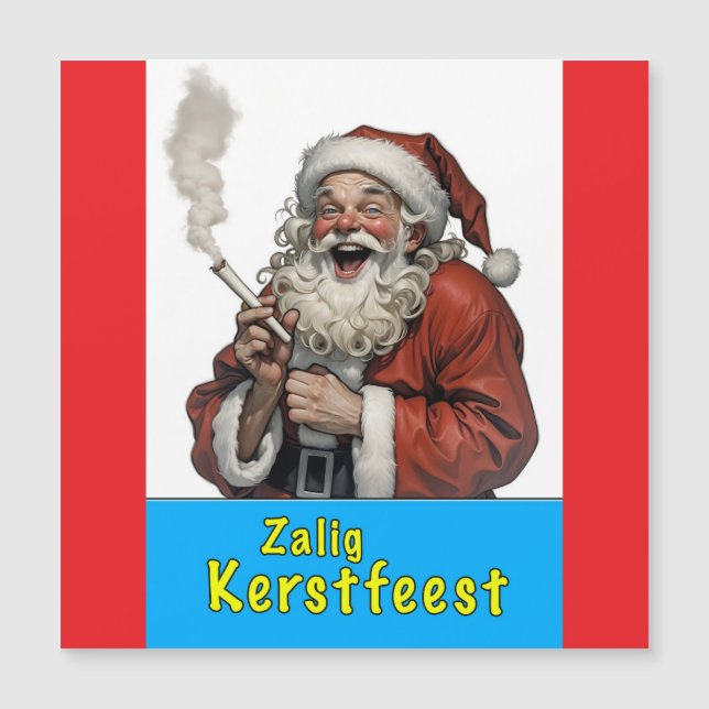 Kerstmis Magnetkarte (Vorderseite)