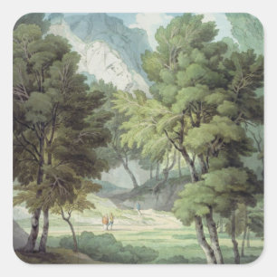 Kerswell, Devon Quadratischer Aufkleber