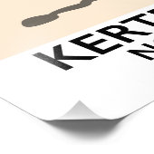 Kerteminde North Beach Denmark Reiseplakat Fotodruck (Ecke)