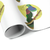 KERURU Holztaube Geschenkpapier (Rolleneckpunkt)