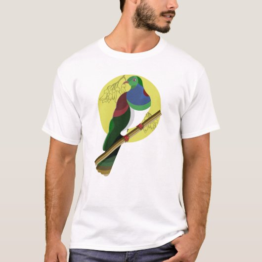 KERURU Holztaube NZ BIRD T-Shirt (Vorderseite)