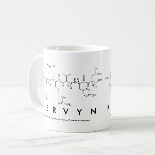 Kervyn Peptidname Tasse (Vorderseite Links)