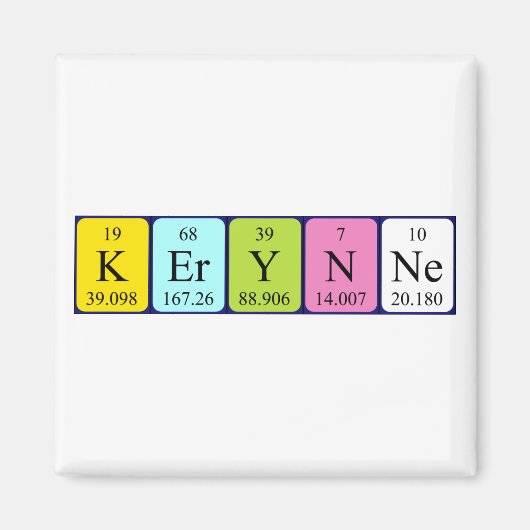 Kerynne-Periodenmagnet Magnet (Vorne)
