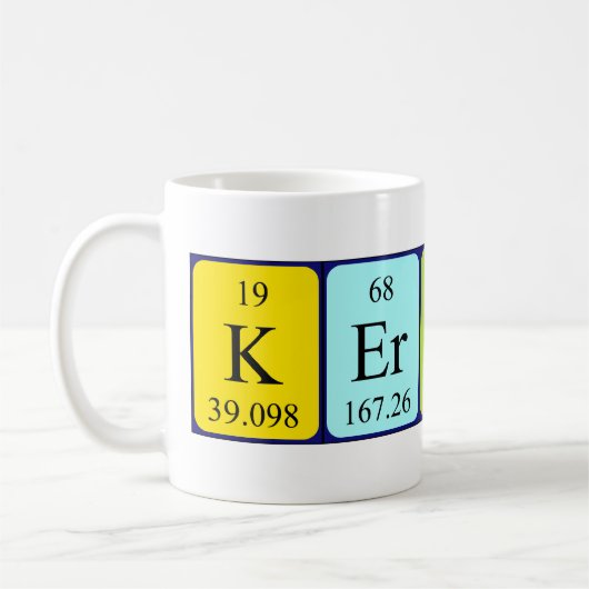 Kerynne Periodenname Tasse (Links)