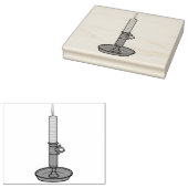 Kerze 01 gummistempel (Stempel)