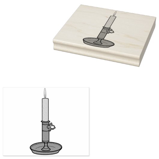 Kerze 01 gummistempel (Stempel)