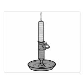 Kerze 01 gummistempel (Prägung)