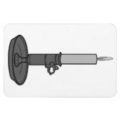 Kerze 01 magnet (Horizontal)