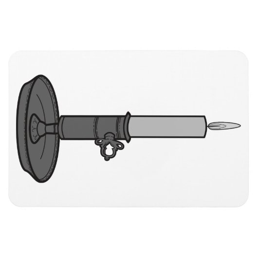 Kerze 01 magnet (Horizontal)