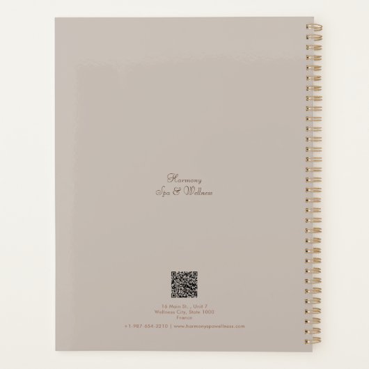 Kerze, Brush, Wellness-Center & Wellnessplaner Planer (Rückseite)