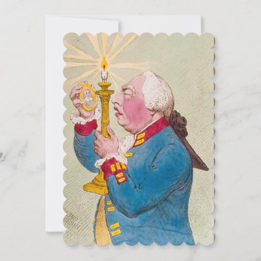 Kerze - flache Einladung 12,7 cm x 17,8 cm (Vorderseite)