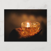 Kerze Hoffnung Postkarte (Vorderseite)