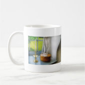 Kerze - Im Fenster Kaffeetasse (Links)