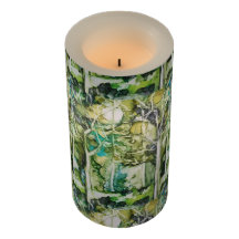 Kerze-"Im Wald verloren"