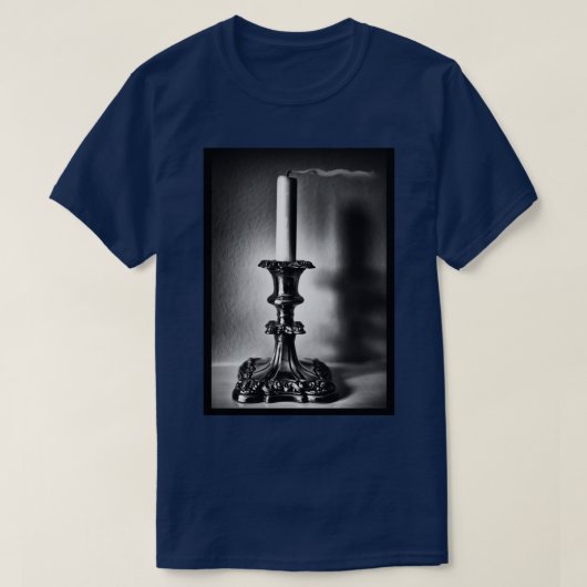 Kerze im Wind T-Shirt (Design vorne)