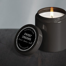 Kerze | Jam | Designkleber für Honey-Produkte Runder Aufkleber