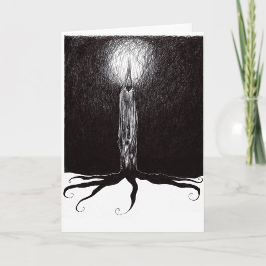 Kerze Karte (Vorderseite)