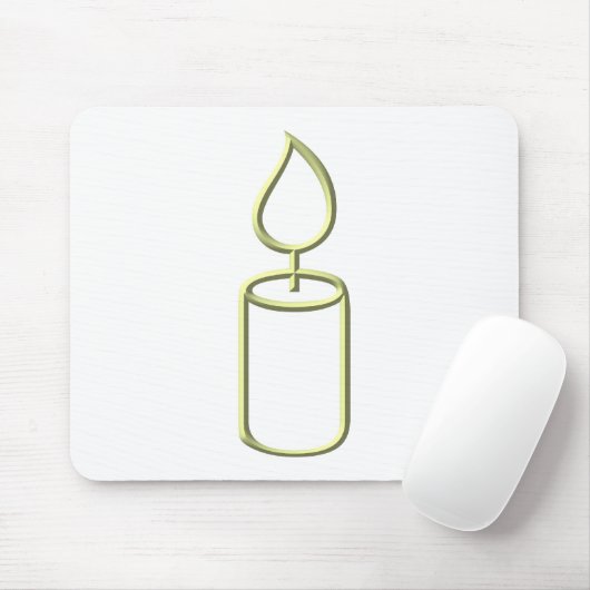 Kerze Mousepad (Mit Mouse)