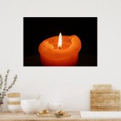 Kerze Poster (Küche)