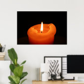 Kerze Poster (Heimbüro)