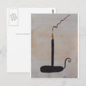 Kerze Postkarte (Vorne/Hinten)