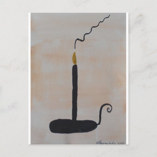 Kerze Postkarte (Vorderseite)