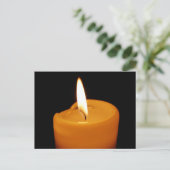Kerze Postkarte (Stehend Vorderseite)