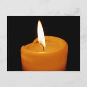 Kerze Postkarte