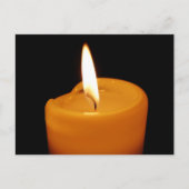 Kerze Postkarte (Vorderseite)