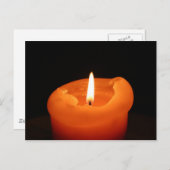 Kerze Postkarte (Vorne/Hinten)