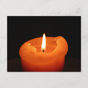 Kerze Postkarte