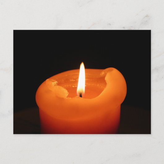 Kerze Postkarte (Vorderseite)