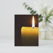 Kerze Postkarte (Stehend Vorderseite)
