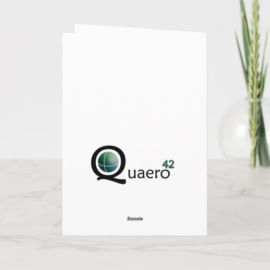 Kerze (rot) feiertagskarte (Rückseite)