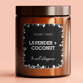 Kerze | Seife | Honig Product Label Square Sticker