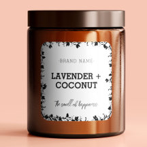 Kerze | Seife | Honig Product Label Square Sticker