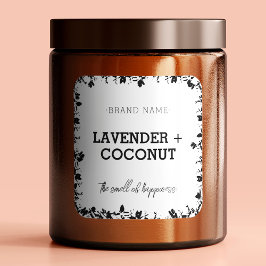 Kerze | Seife | Honig Product Label Square Sticker