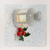 Kerze, Sterne, Urlaub Puzzle (Horizontal)