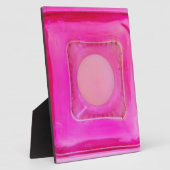 Kerze, süß rosa Liebe Kerzenlicht Fotoplatte (Seite)