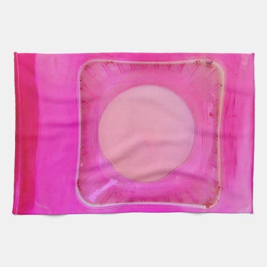 Kerze, süß rosa Liebe Kerzenlicht Handtuch (Horizontal)