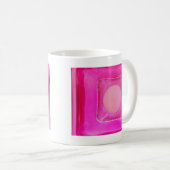 Kerze, süß rosa Liebe Kerzenlicht Kaffeetasse (VorderseiteRechts)