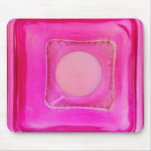 Kerze, süß rosa Liebe Kerzenlicht Mousepad (Vorne)