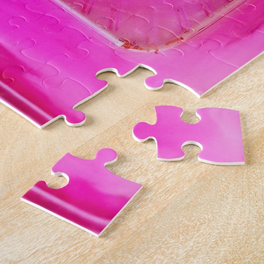 Kerze, süß rosa Liebe Kerzenlicht Puzzle (Seite)