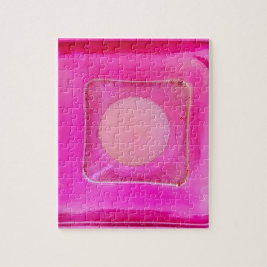 Kerze, süß rosa Liebe Kerzenlicht Puzzle (Vertikal)