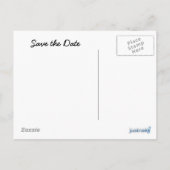 Kerze und Rose Postkarte (Rückseite)