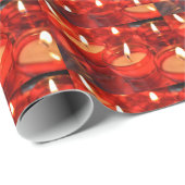 Kerzen anfeuern geschenkpapier (Rolleneckpunkt)