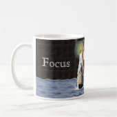 Kerzen-Arbeits-Quantums-Süsse-Fokus schaffen Kaffeetasse (Links)