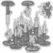 Kerzen Aufkleber (Vorderseite)