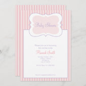 Kerzen - Babydusche PP Einladung (Vorne/Hinten)