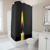 Kerzen brennen duschvorhang (Beispiel)